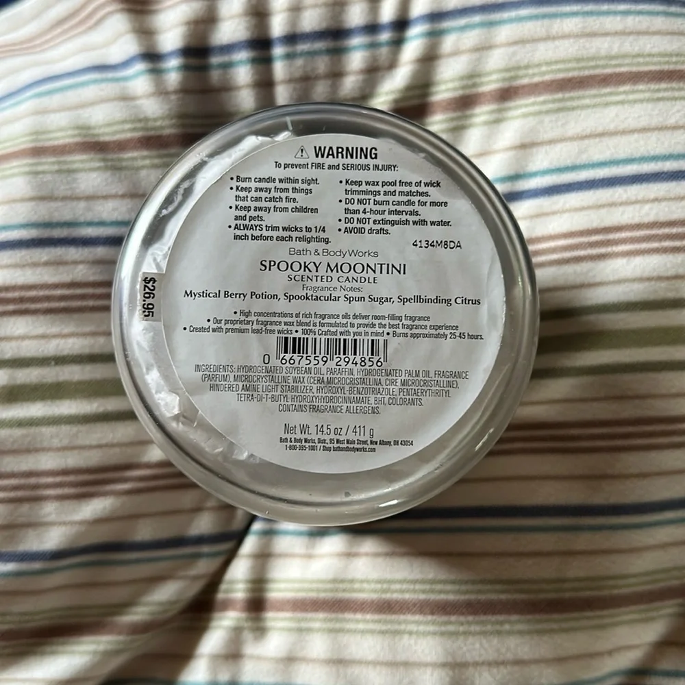 Bath & Body Works Spooky Moontini Hand Poured Wax Melts